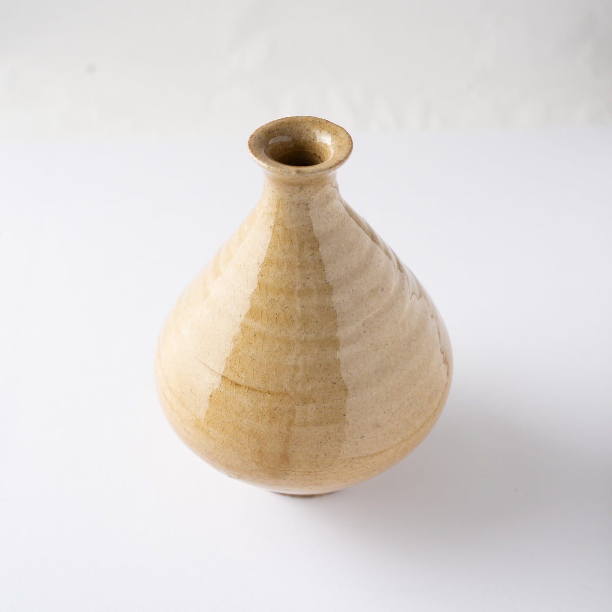Yellow Glaze TOKKURI -Japanese Sake Flask