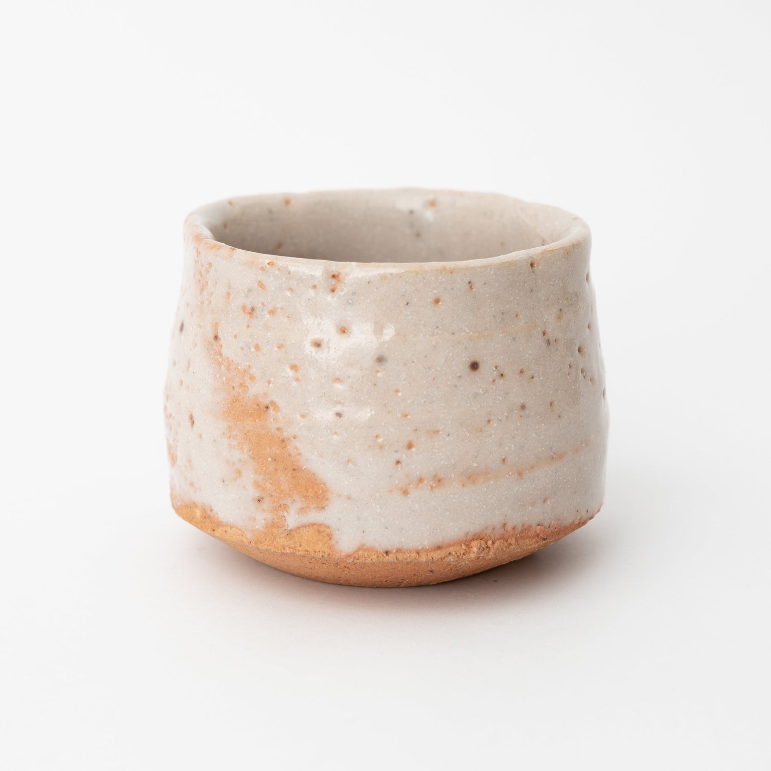 Guinomi Shino glaçure blanc laiteux