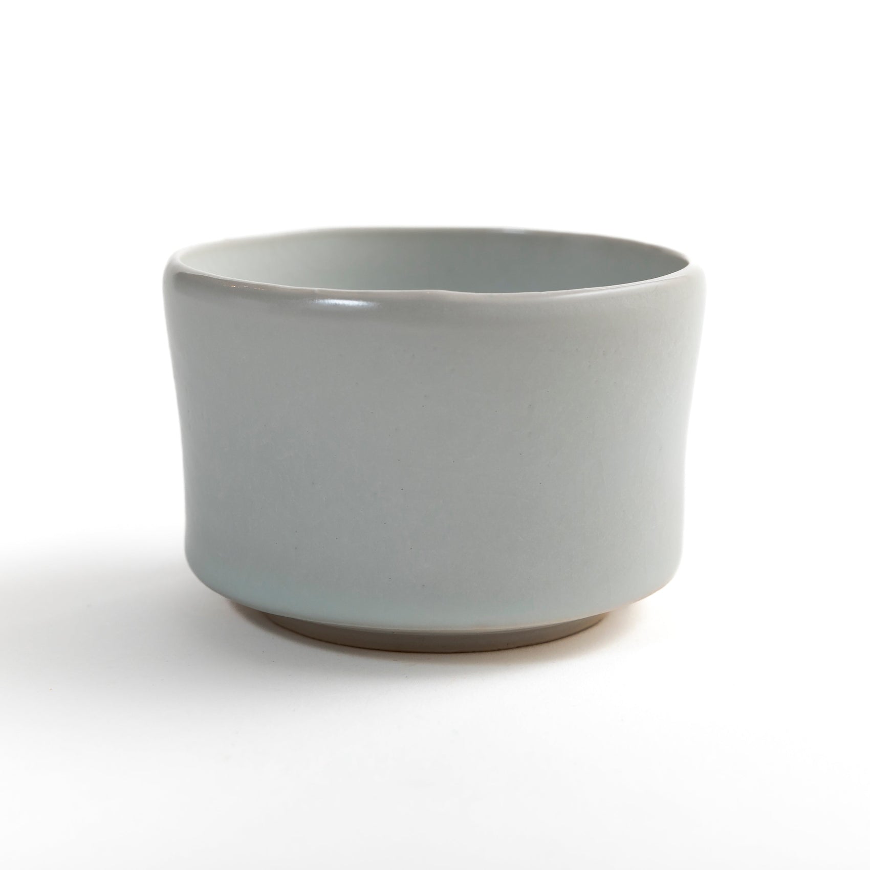 Detail of ivory glaze Japanese tea bowl