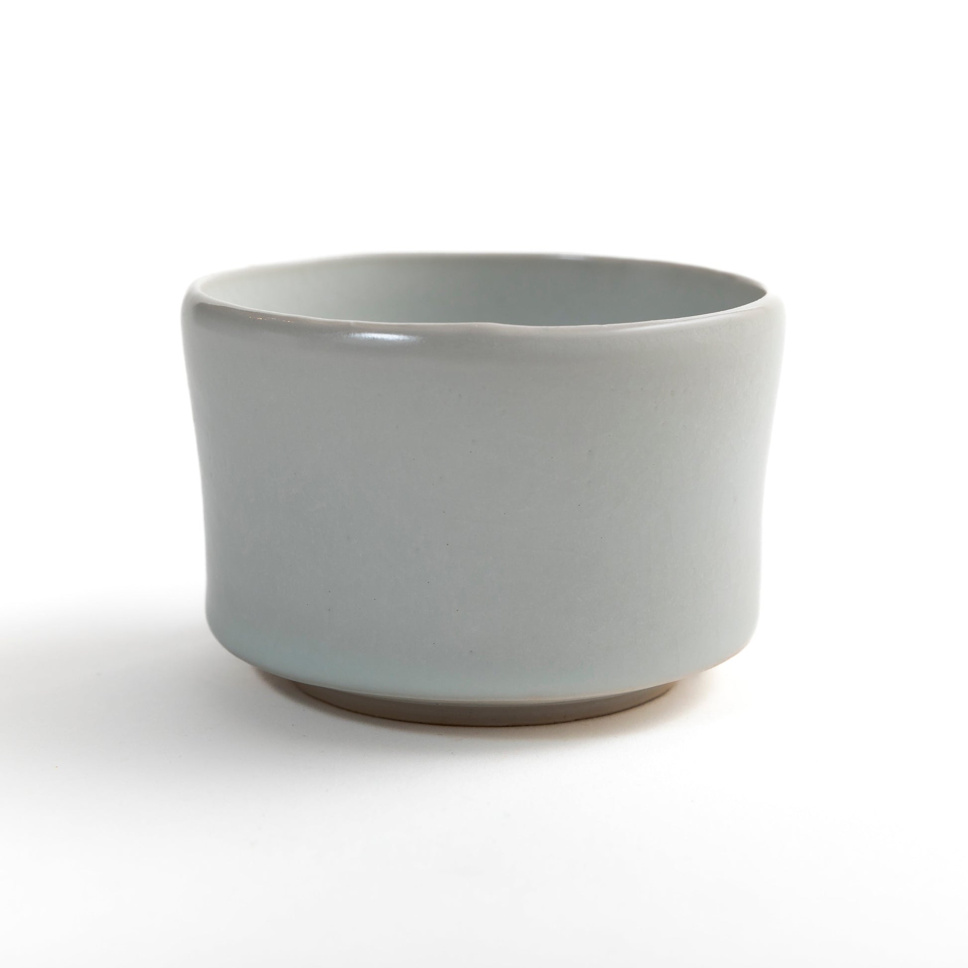 Detail of ivory glaze Japanese tea bowl