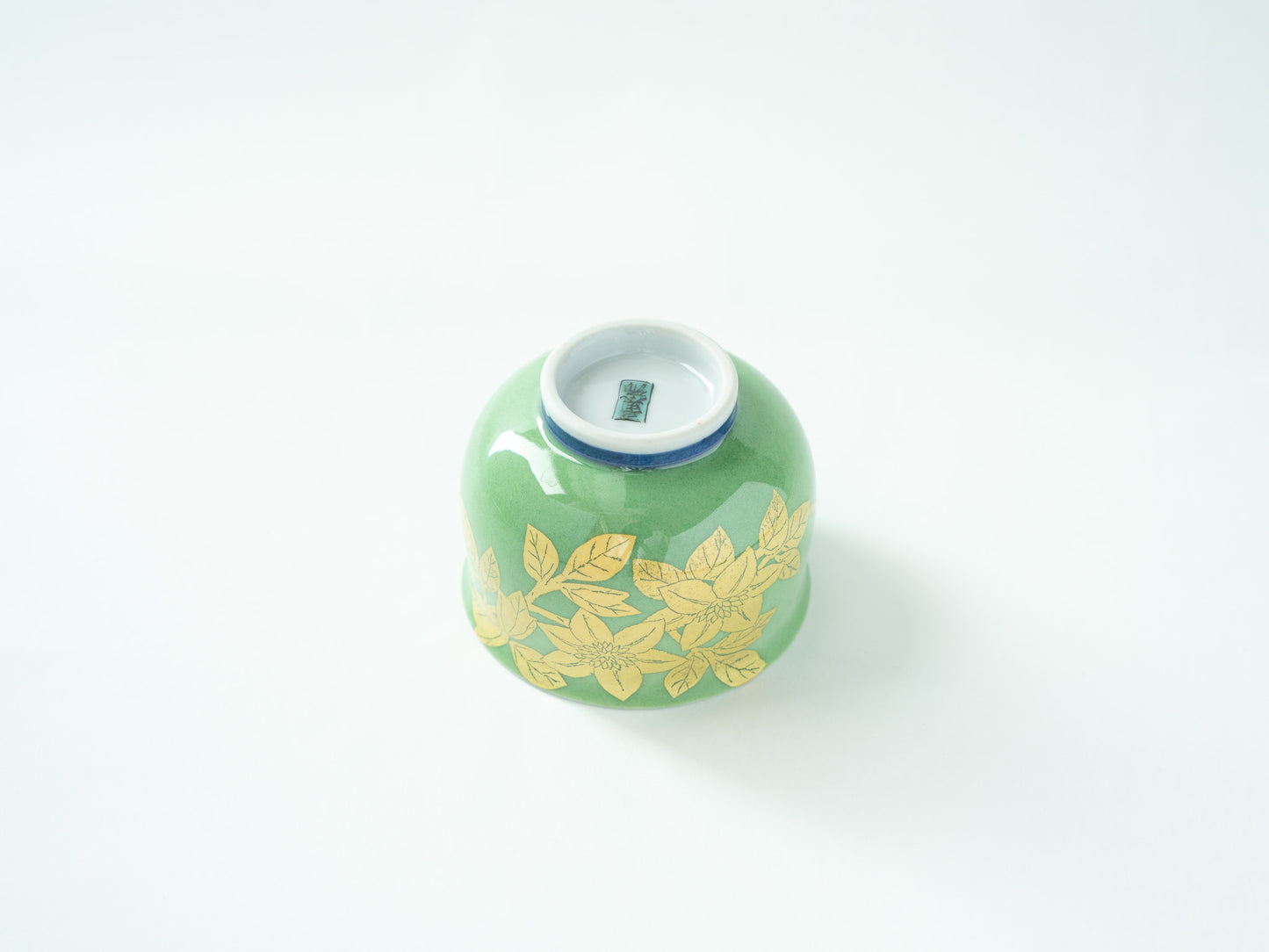 Kutani Ware Yuri-Kinsai GUINOMI by Mitsuru Yoshida (Living National Treasure)