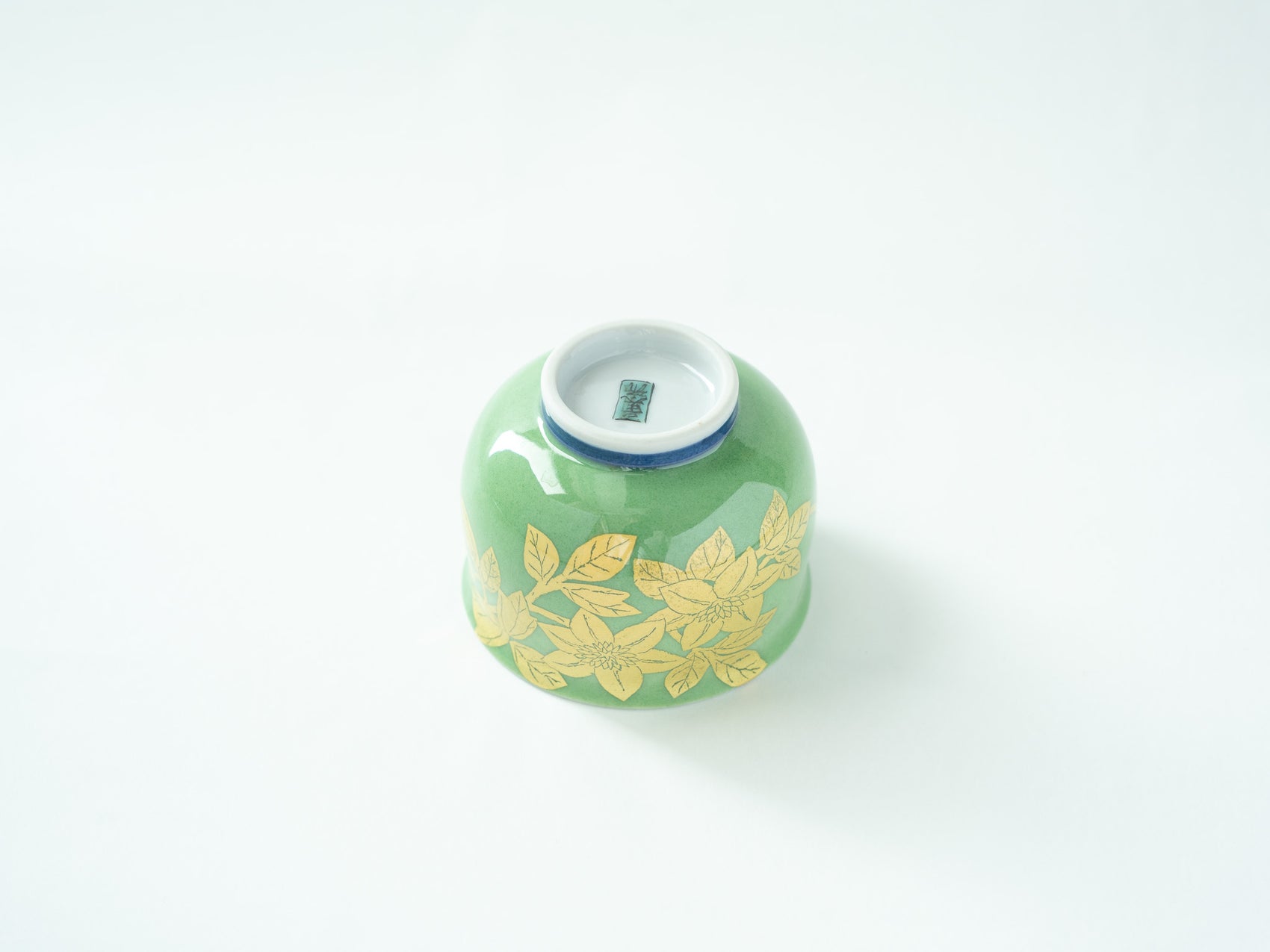 Kutani Ware Yuri-Kinsai GUINOMI by Mitsuru Yoshida (Living National Treasure)