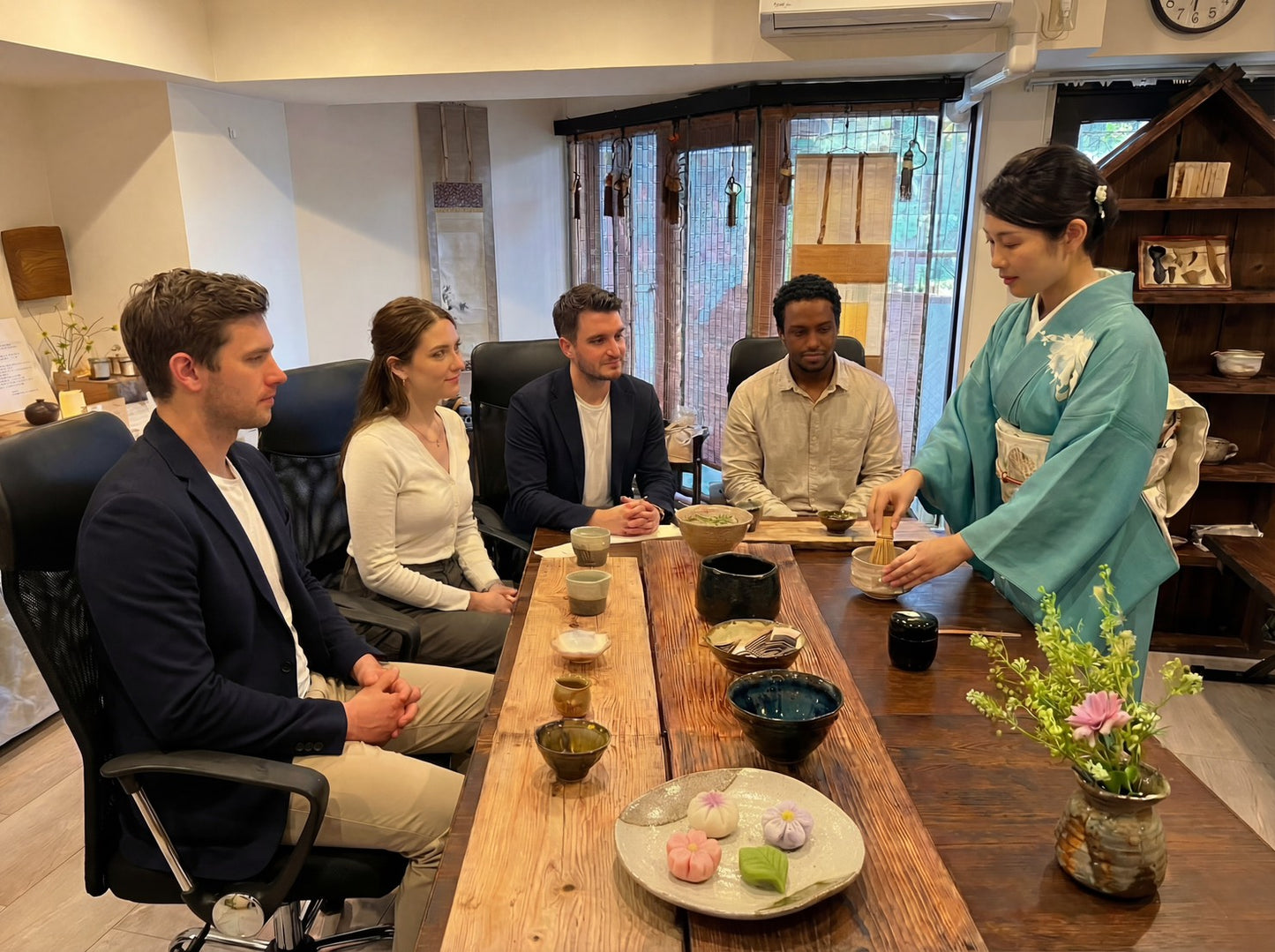 An authentic MATCHA and WAGASHI experience in a contemporary Japanese space