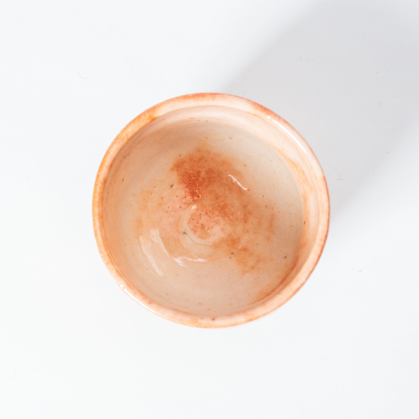 Vue intérieure du CHAWAN Shino - bol à thé japonais | céramique japonaise | par Mahito Yoshida | wanova