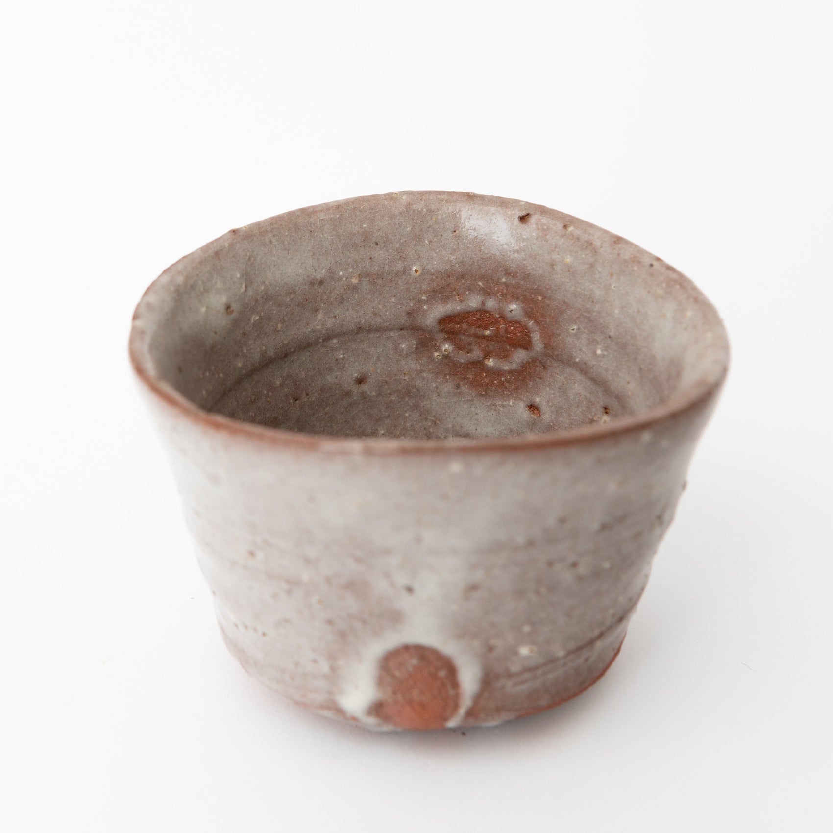 Guinomi Karatsu en céramique blanc cendré