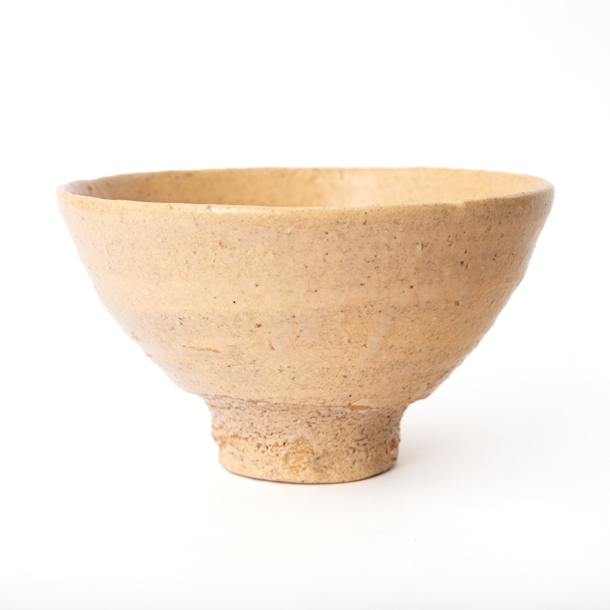 辻村塊 作 焼締の井戸茶碗