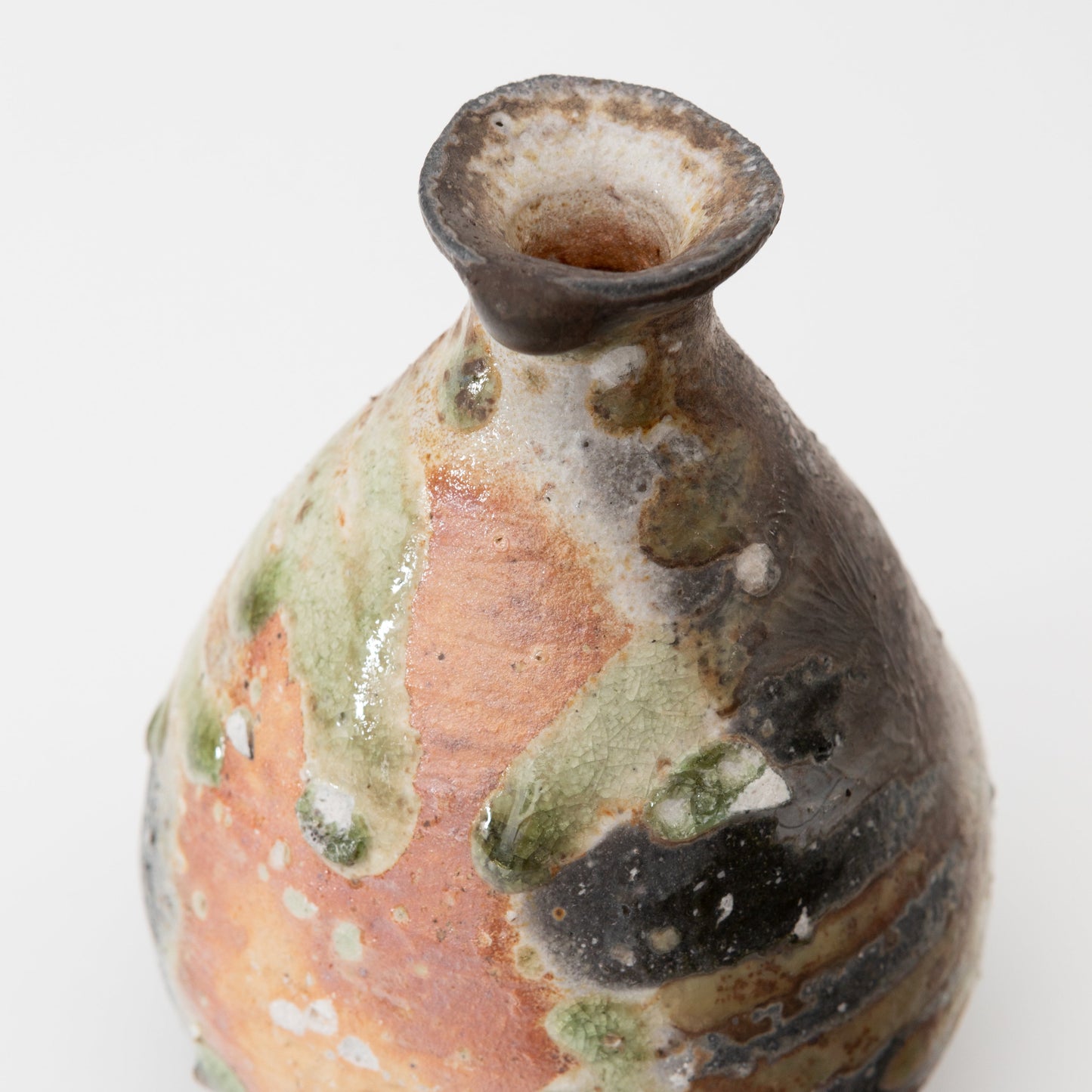 Tokkuri d’Iga par Kai Tsujimura détail supérieur