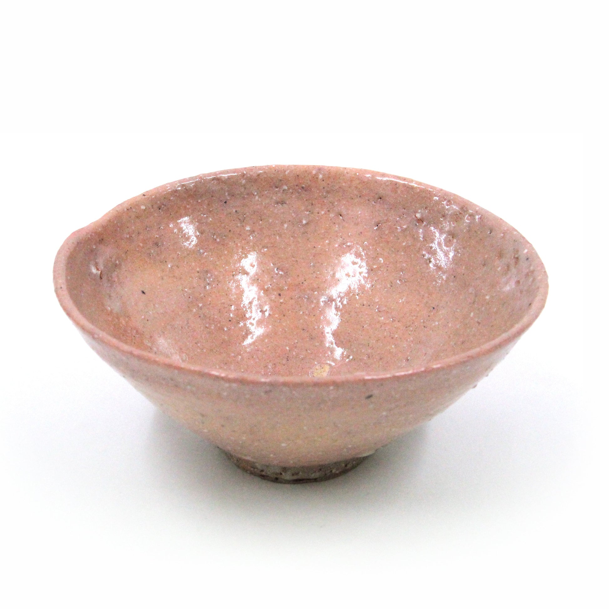 Interior of an Ao-Ido chawan tea bowl by Yui Tsujimura