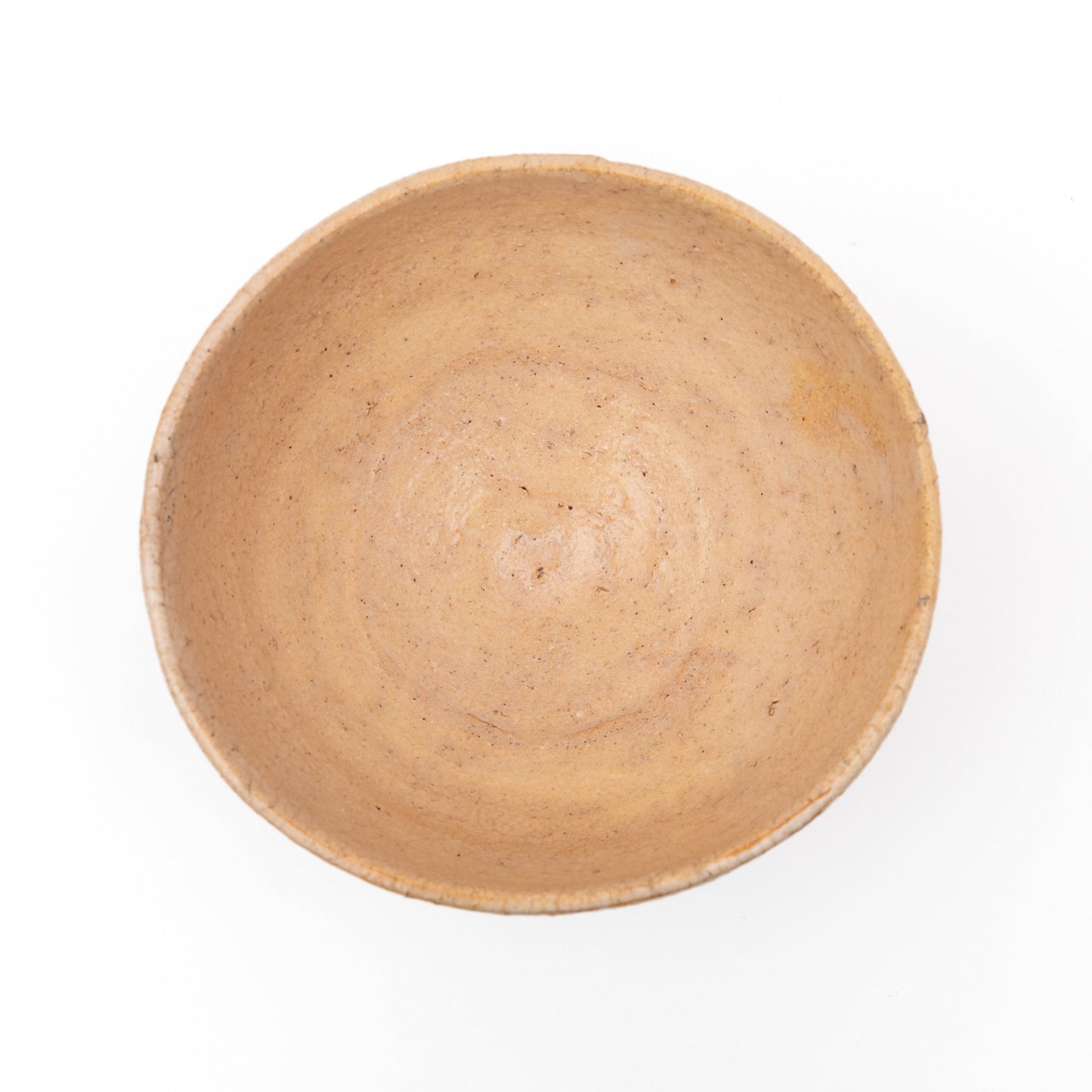 Interior of Ido chawan tea bowl by Yui Tsujimura